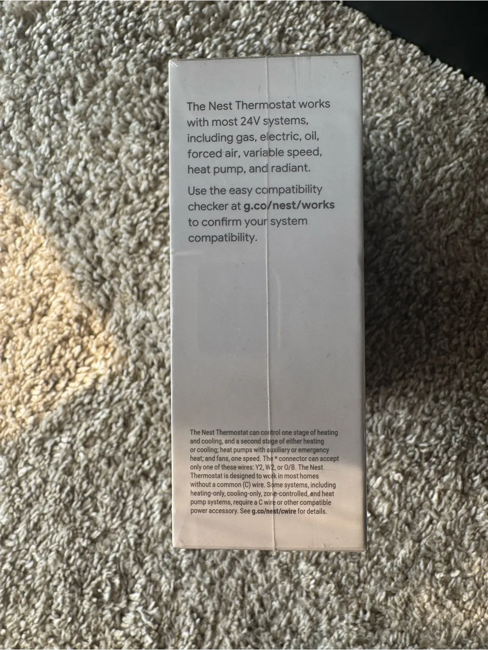 Google Nest Thermostat – Charcoal – Brand New Sealed